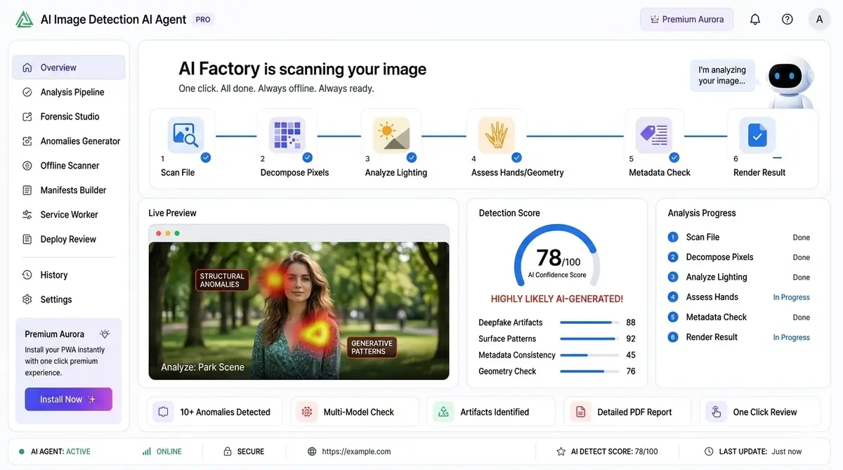 AI resolution checker dashboard — example of the AI resolution issues dashboard software